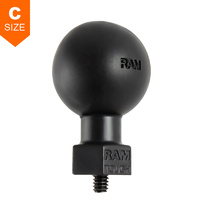 RAM Tough-Ball 1/4"-20 x 0.50" Threaded Stud 1.5" Ball